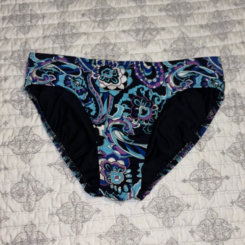 Floral Patterned Bikini Bottoms